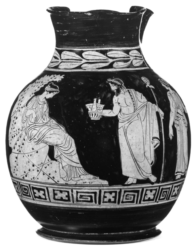 Intermediate Group:Lucanian Red-Figure Chous (Shape 3), Poster Print Wall Art