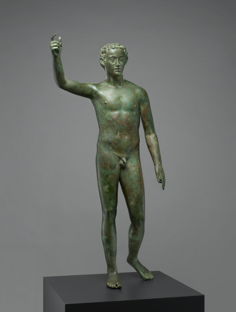 Unknown:Portrait Statue of a Youth, Poster Print Wall Art