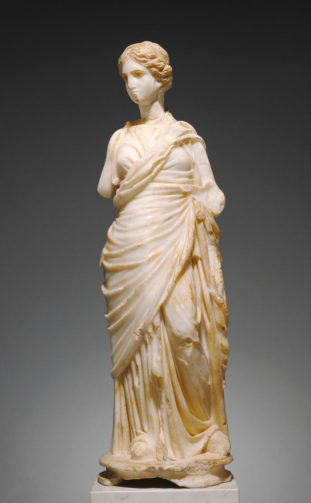 Unknown:Statue of a Muse, Poster Print Wall Art