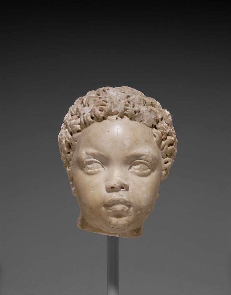 Unknown:Portrait Head of an African Child, Poster Print Wall Art