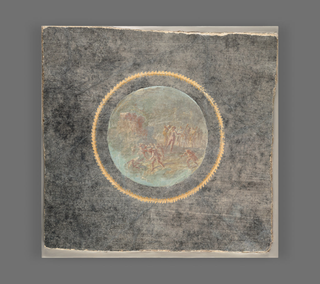 Unknown:Fresco Fragment with Herakles and Hesione, Poster Print Wall Art
