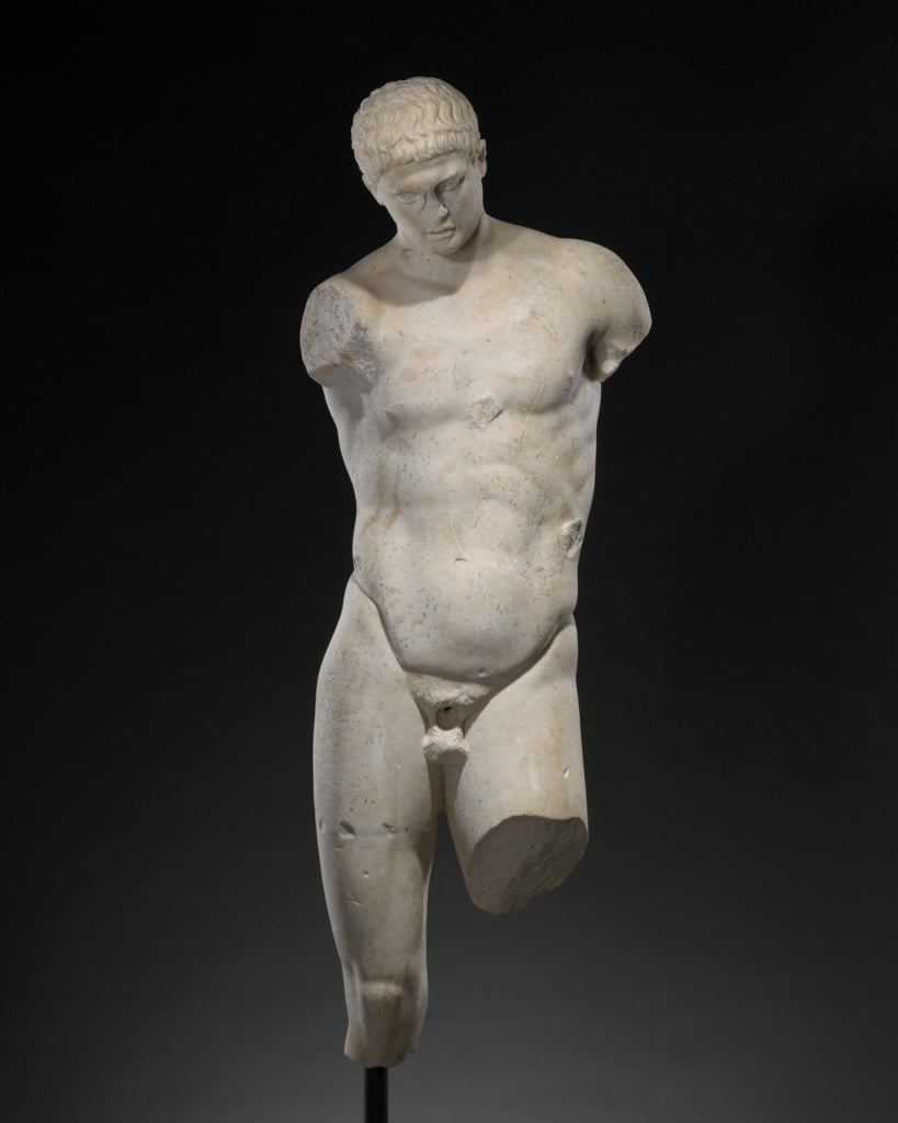 Unknown:Statue of an Athlete, Poster Print Wall Art