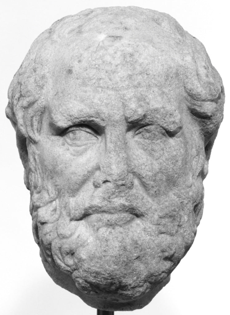 Unknown:Portrait Head of Thucydides, Poster Print Wall Art