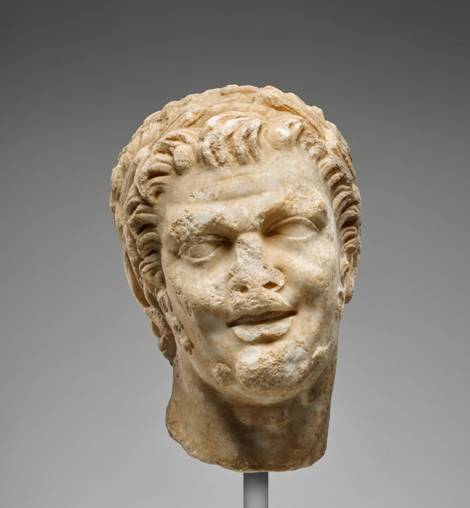Unknown:Head of a Satyr, Poster Print Wall Art