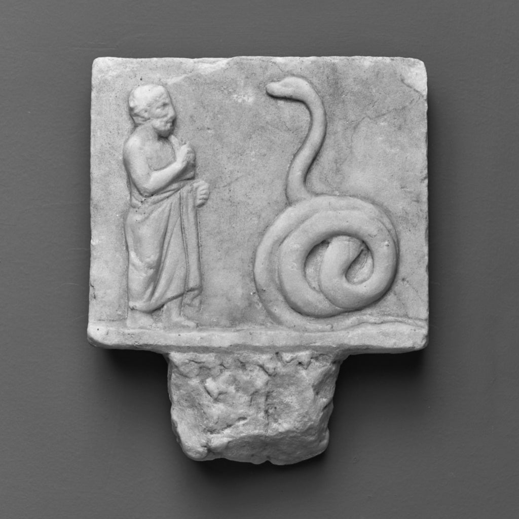 Unknown:Votive Relief to Zeus Meilichios, Poster Print Wall Art