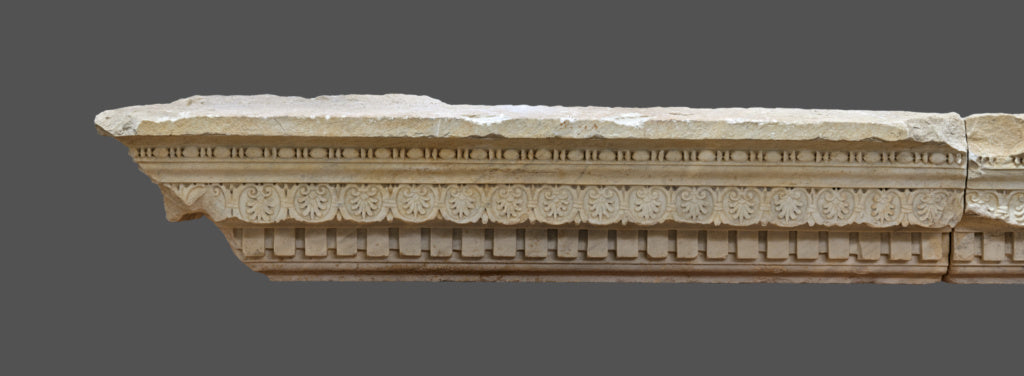 Unknown:Left Corner Block of a Cornice, Poster Print Wall Art