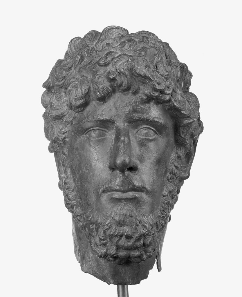 Unknown:Portrait of Lucius Verus, Poster Print Wall Art