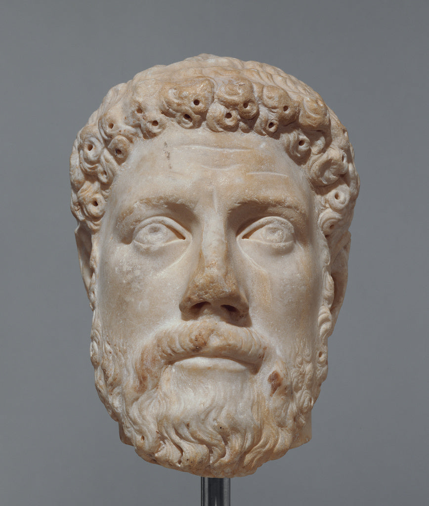 Unknown:Portrait of a Man, perhaps Periander, Poster Print Wall Art