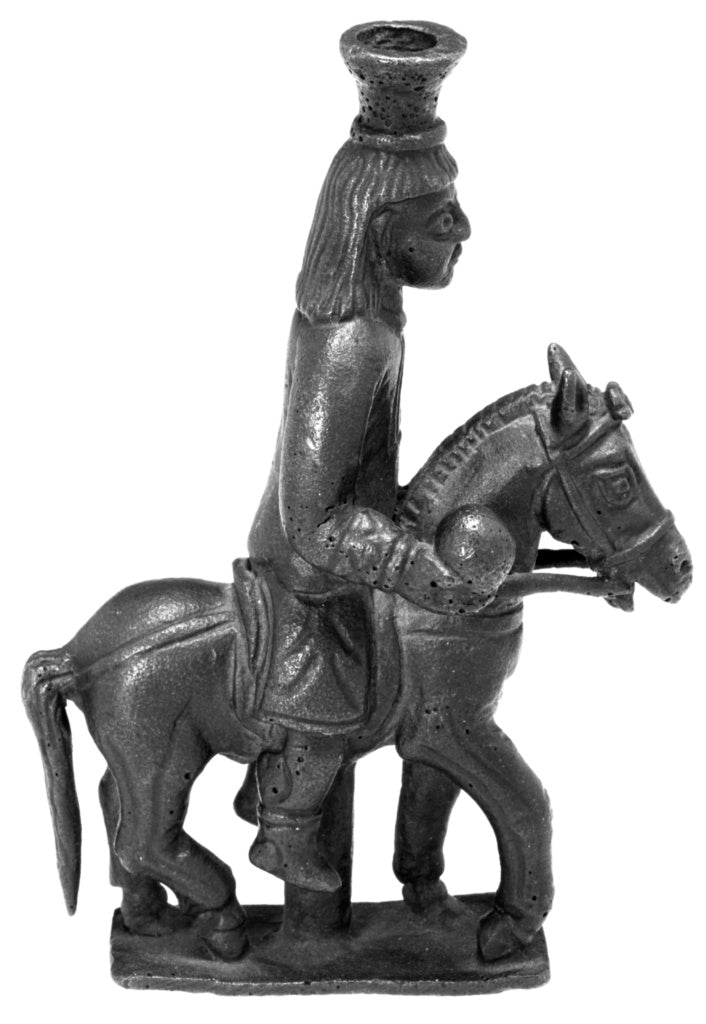 Unknown:Statuette of an Emperor on His Horse, Poster Print Wall Art
