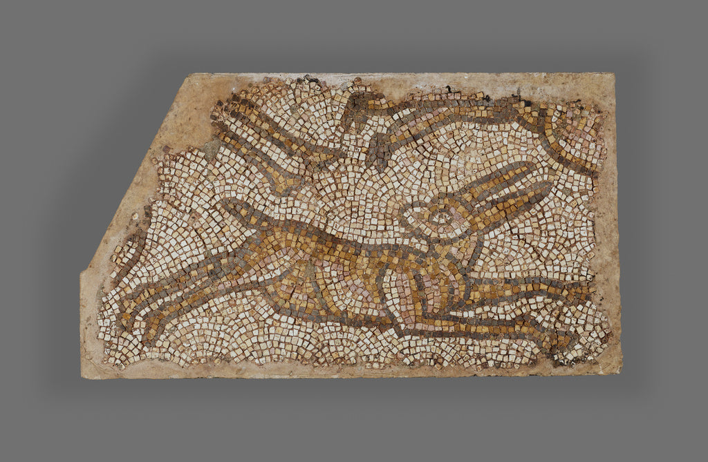 Unknown:Mosaic of a Rabbit, Poster Print Wall Art