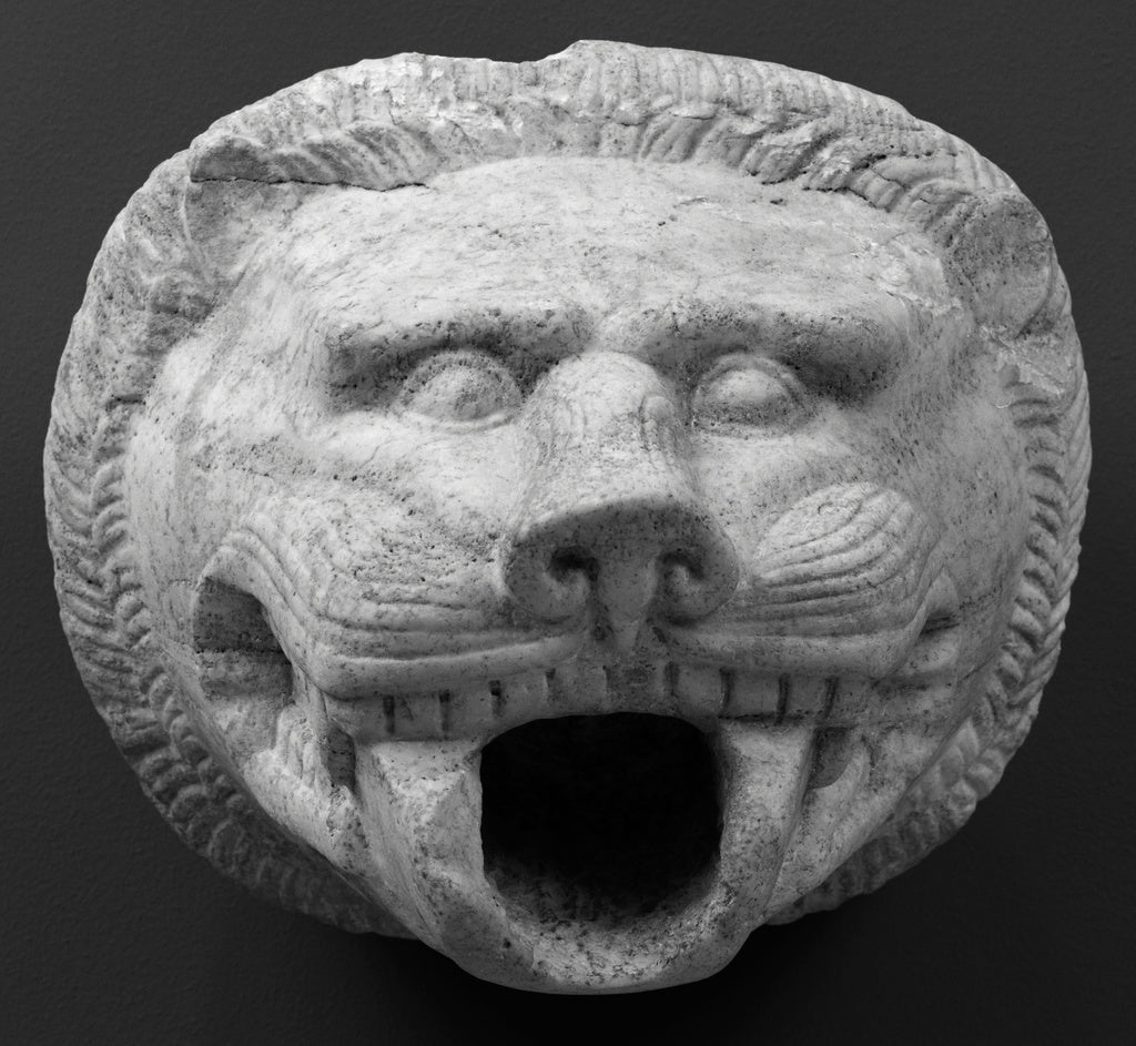 Unknown:Lion Head Waterspout, Poster Print Wall Art