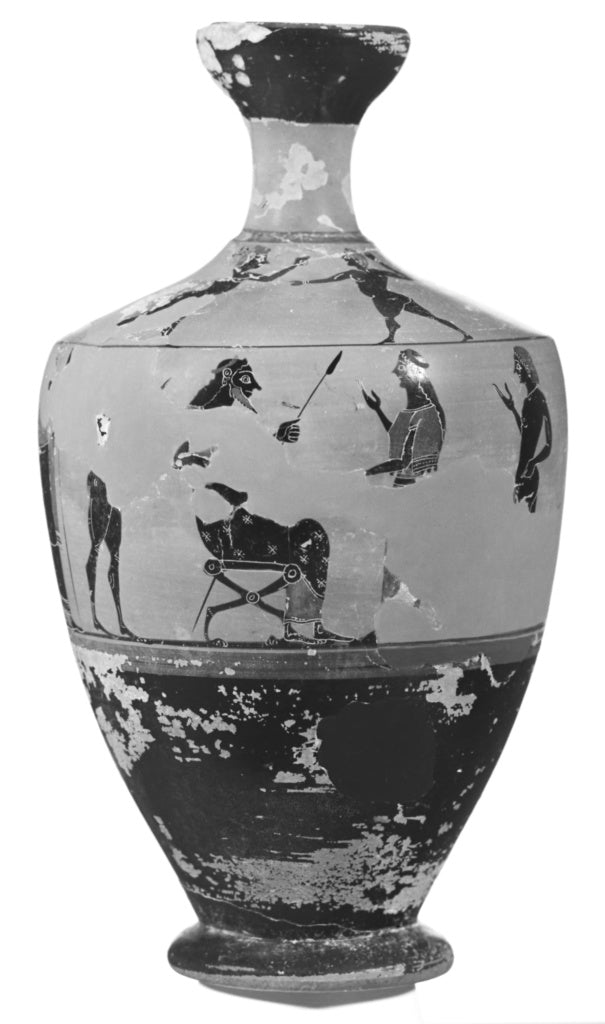 Taleides Painterand:Attic Black-Figure Lekythos, Poster Print Wall Art