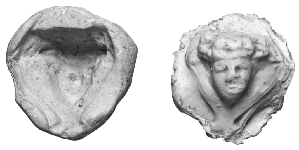 Unknown:Mold of a Small Head, Poster Print Wall Art
