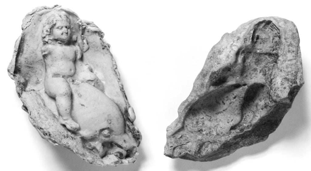 Unknown:Mold of Eros (?) on a Dolphin,16x12"(A3)Poster