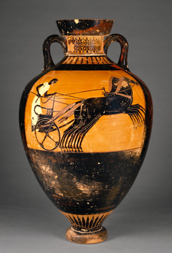 Kleophrades PainterAttributed to:Attic Panathenaic Amphora, Poster Print Wall Art