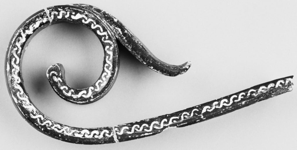 Unknown:Apulian Volute Handle Fragment, Poster Print Wall Art