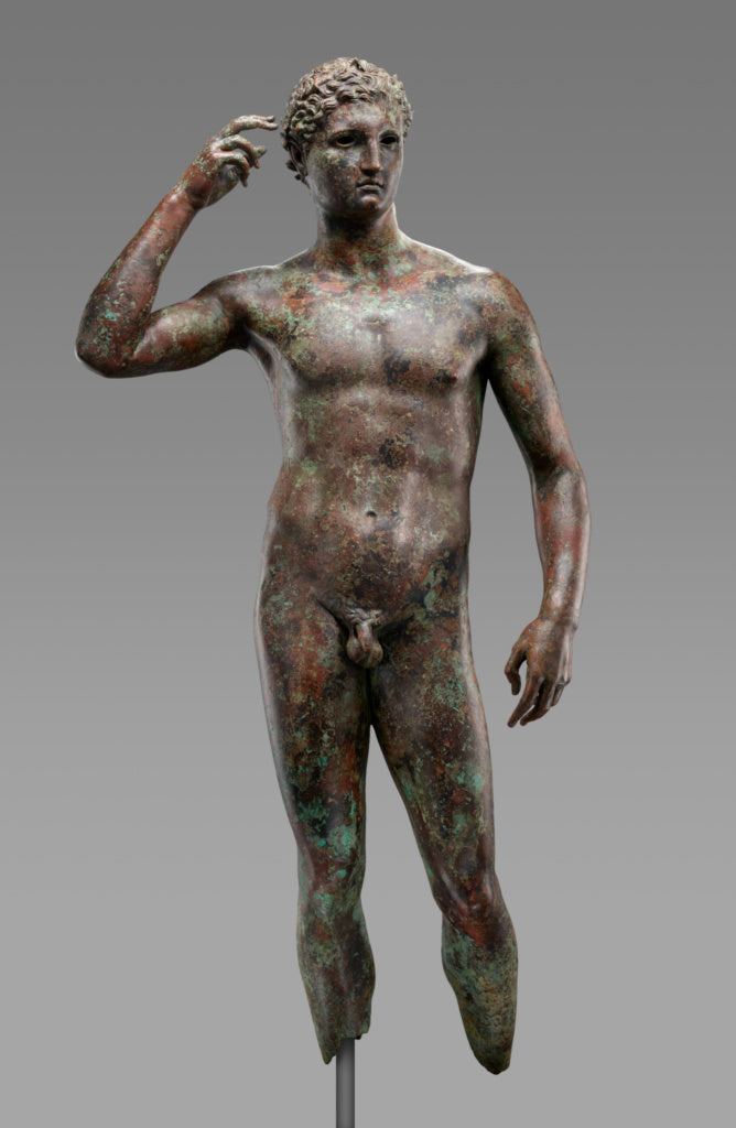 Unknown:Statue of a Victorious Youth, Poster Print Wall Art