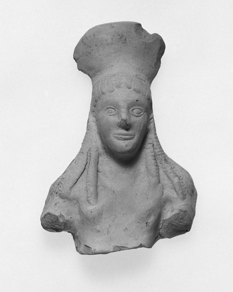 Unknown Artist:Female Bust (Fragment of a Figurine), Poster Print Wall Art