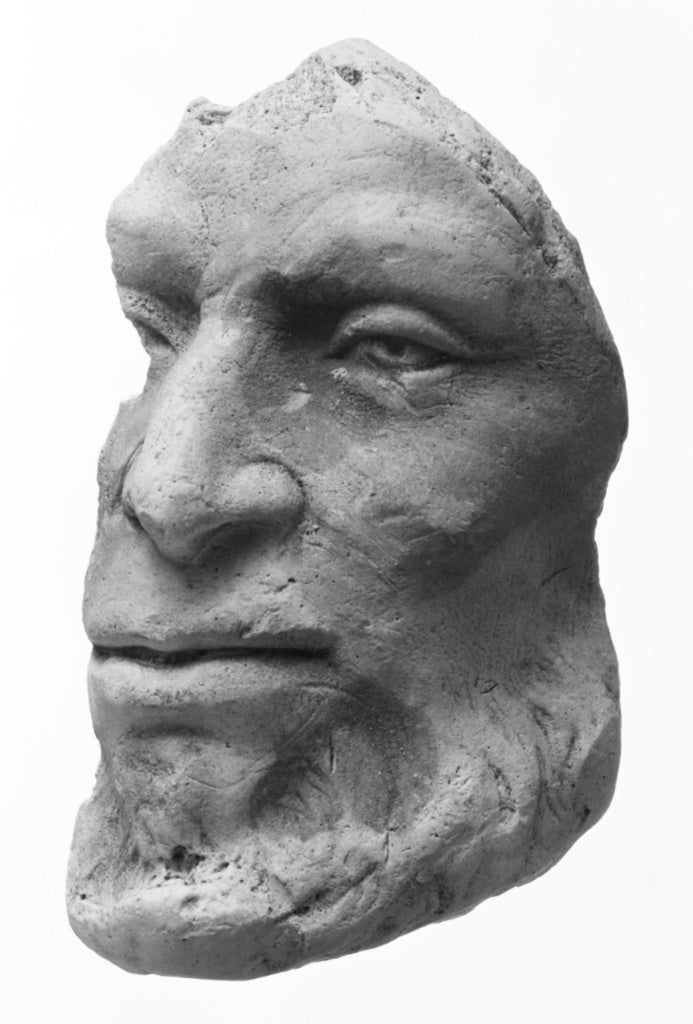 Unknown:Fragmentary Portrait of a Man, Poster Print Wall Art