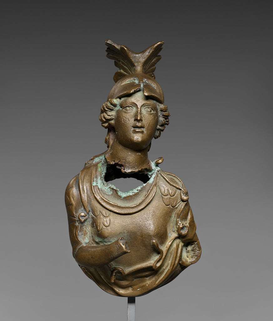 Unknown:Bust of Athena, Poster Print Wall Art