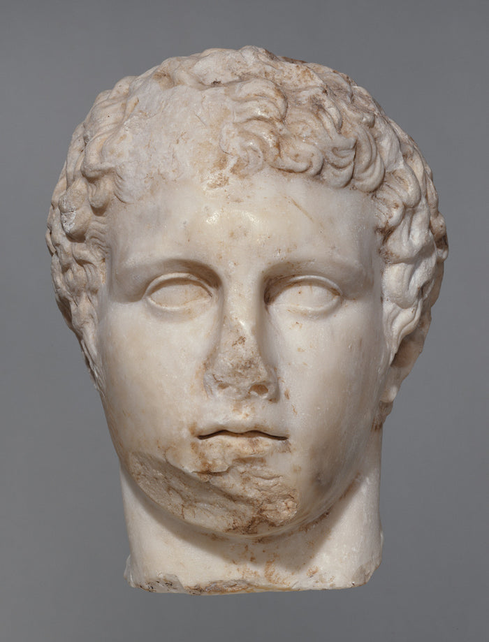 Unknown:Marble Head of Ares Ludovisi,16x12