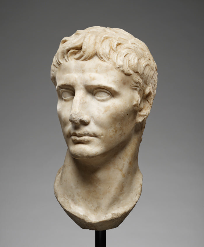 Unknown:Portrait Head of Augustus,16x12