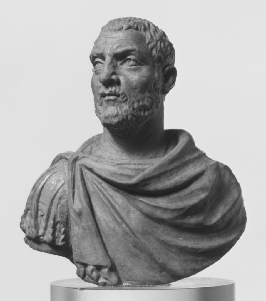 Unknown:Miniature Bust of the Emperor Philip the Arab, Poster Print Wall Art