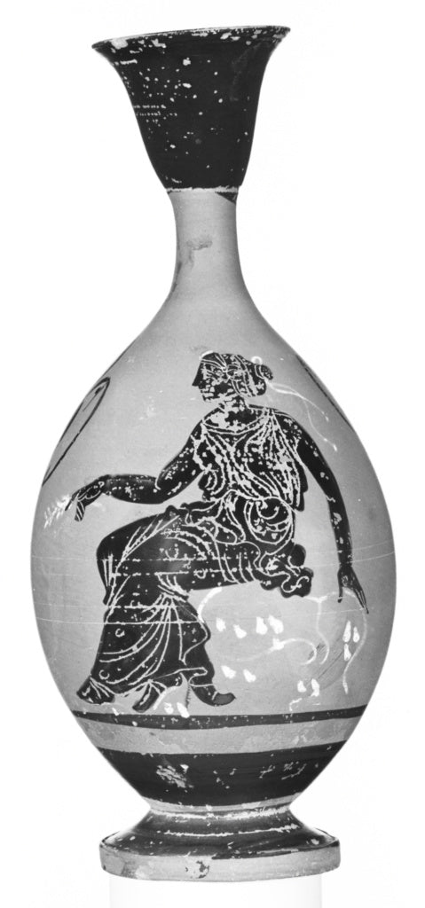 Unknown:Paestan Black-Figure Lekythos,16x12