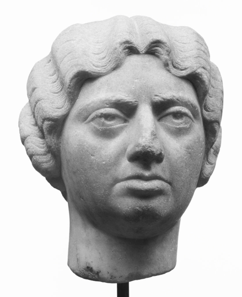 Unknown:Portrait Head of a Roman Lady, Poster Print Wall Art
