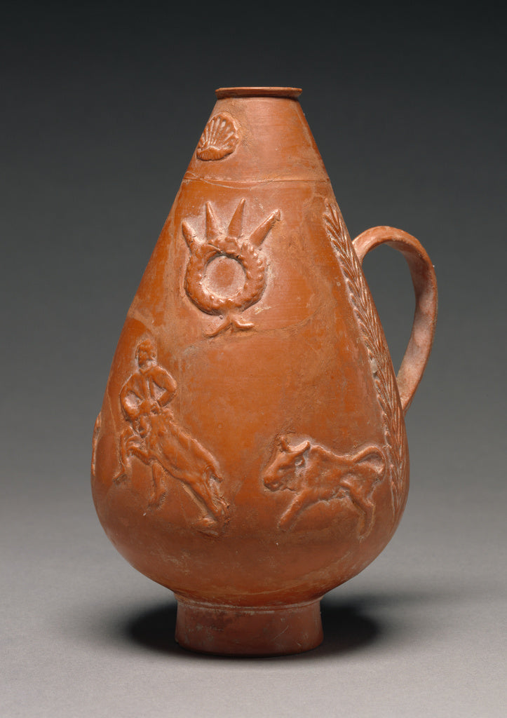 Unknown:Red-Slip Pyriform Jug, Poster Print Wall Art