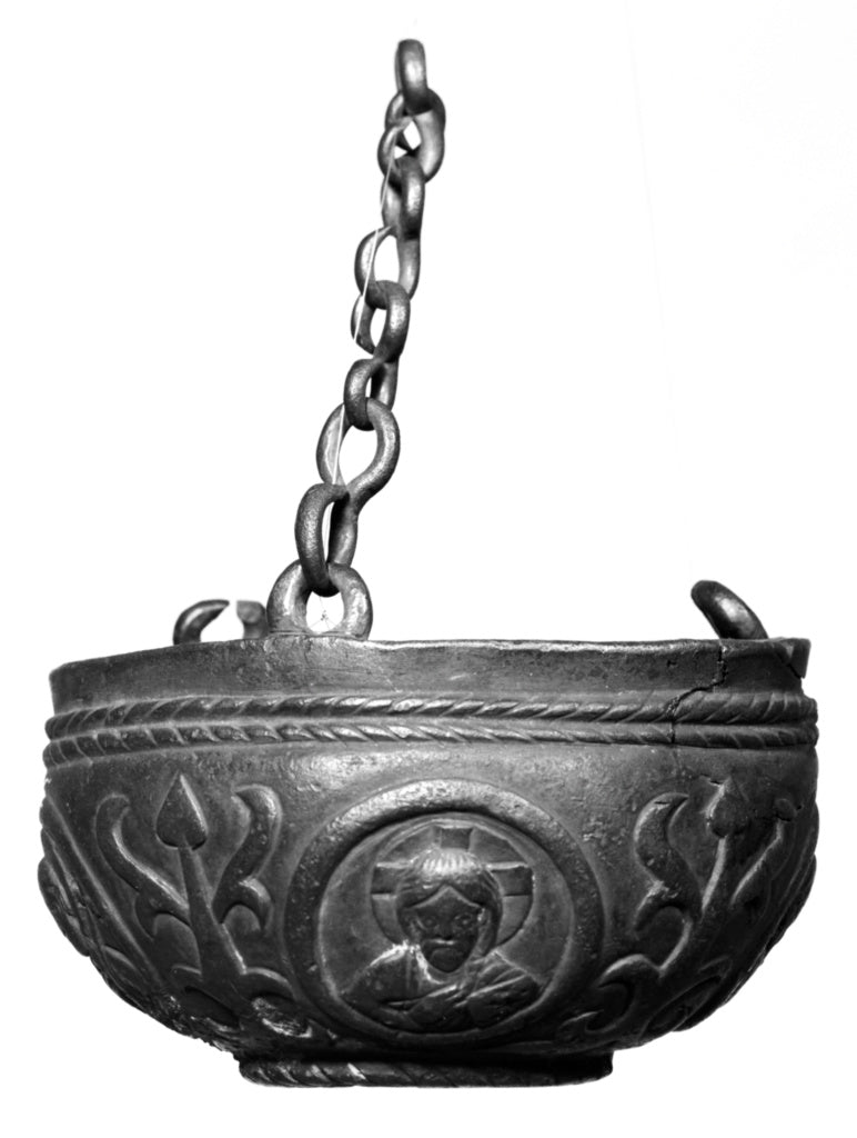 Unknown:Censer with an Image of Christ and Saints, Poster Print Wall Art