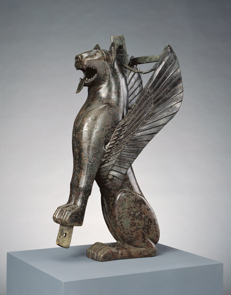 Unknown:Winged Lion, Poster Print Wall Art