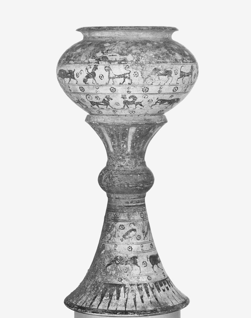 Unknown:Imitation of a Proto-Corinthian Dinos and Stand, Poster Print Wall Art