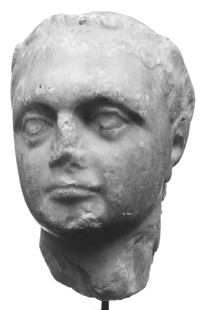 Unknown:Small Head of Domitian, Poster Print Wall Art