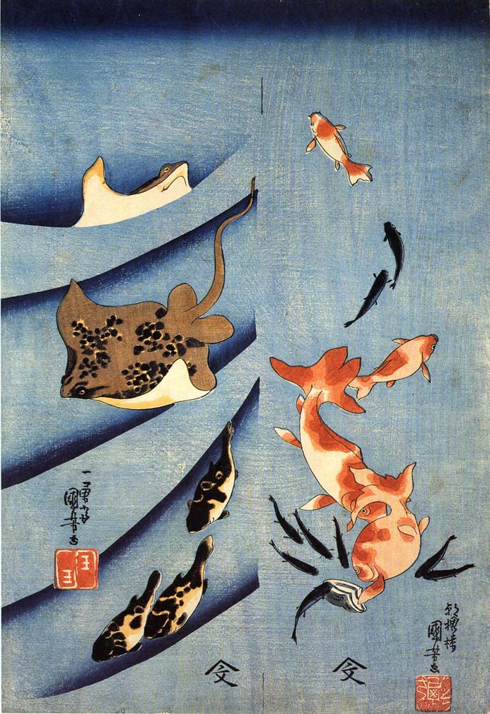 010456, historic, vintage ukiyo-e Japan artwork,12x8"(A4) Poster Print