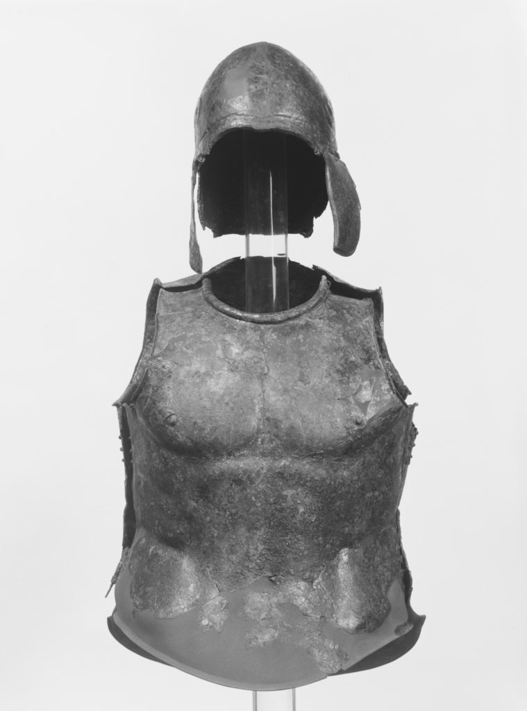 Unknown:Cuirass and Helmet, Poster Print Wall Art