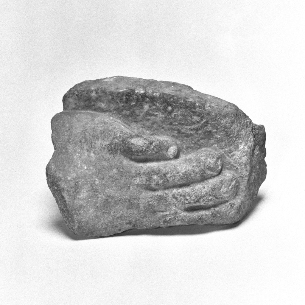 Unknown:Fragment of a Foot from a Statue, Poster Print Wall Art