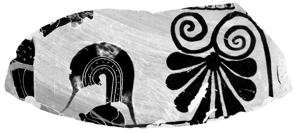 Unknown Artist:One Fragment from a Set of Fragments of an Attic Bla, Poster Print Wall Art