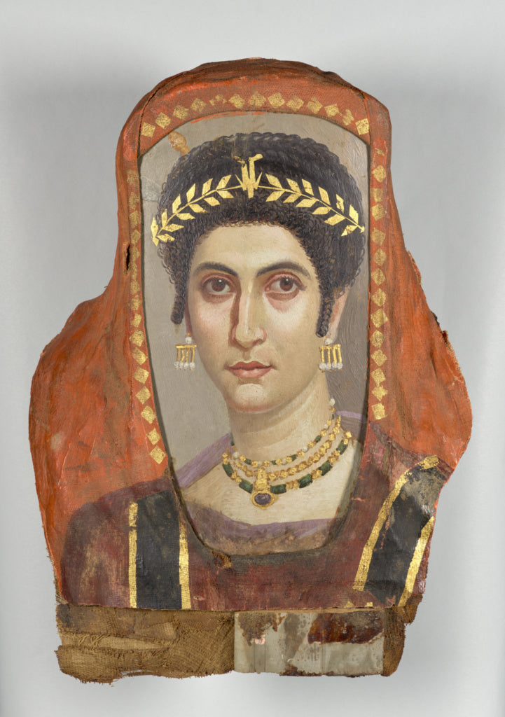 Isidora MasterAttributed to the:Mummy Portrait of a Woman, Poster Print Wall Art