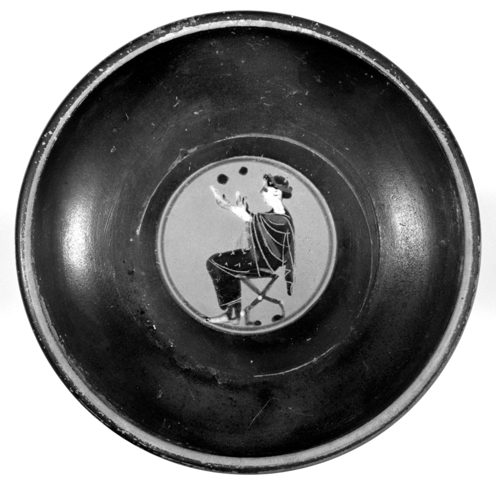 Unknown:Attic Black-Figure Dish, Poster Print Wall Art