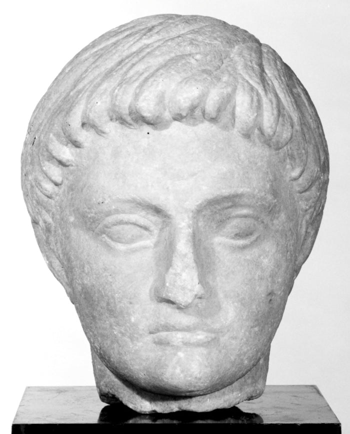 Unknown:Modern Imitation of a Roman Portrait Head,16x12