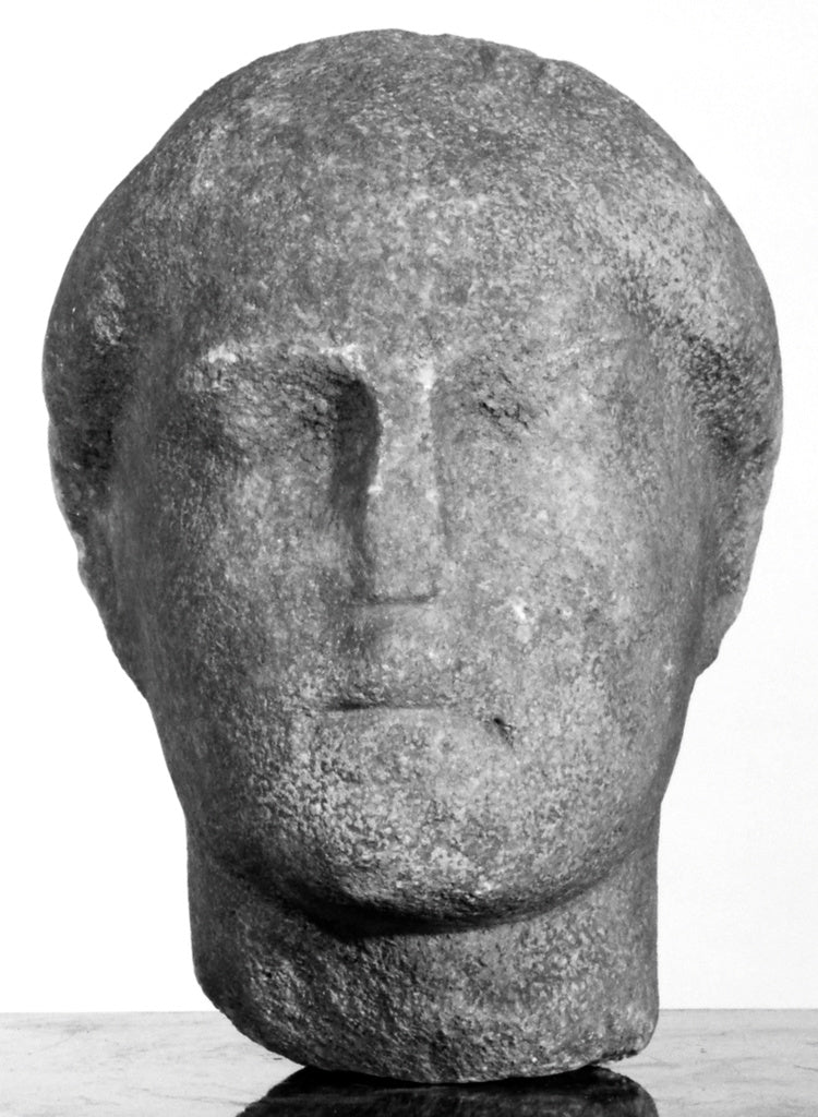 Unknown:Head from a Statue, Poster Print Wall Art