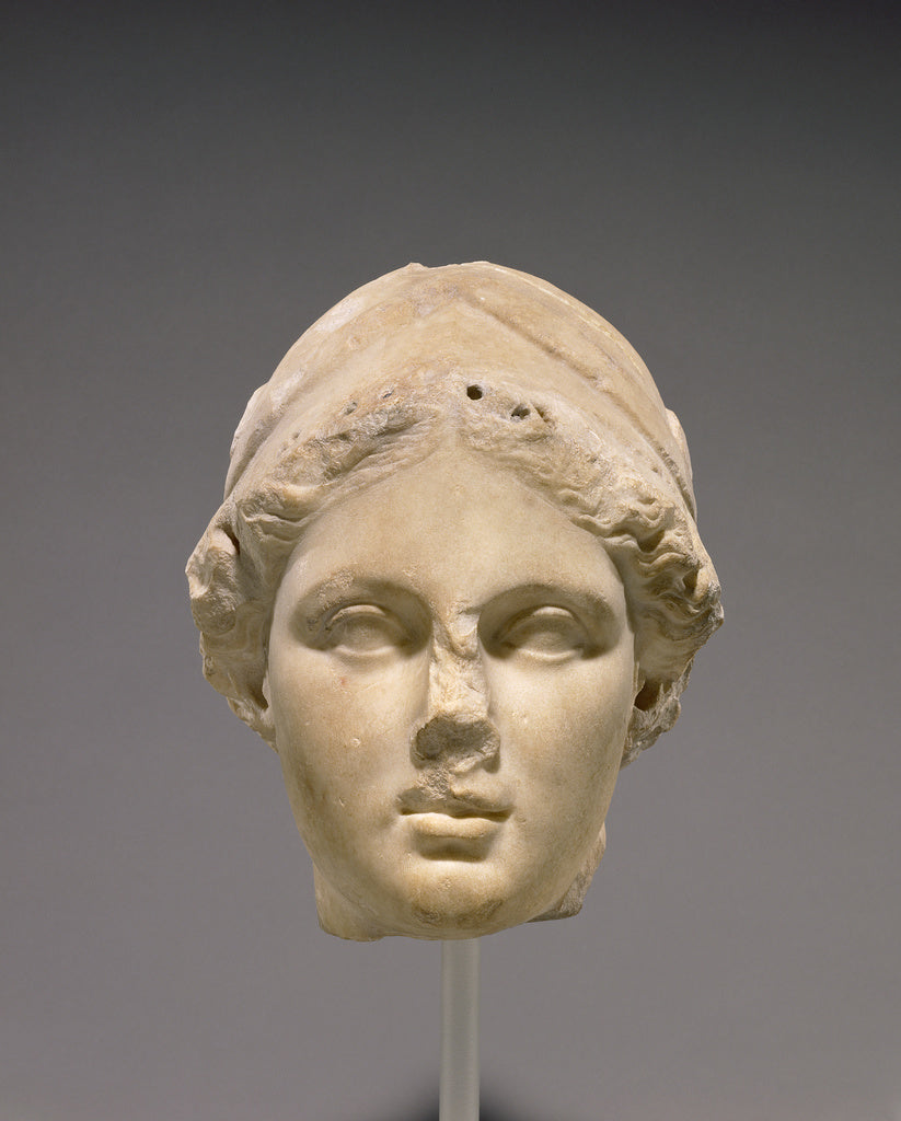 Unknown:Head of Minerva, Poster Print Wall Art