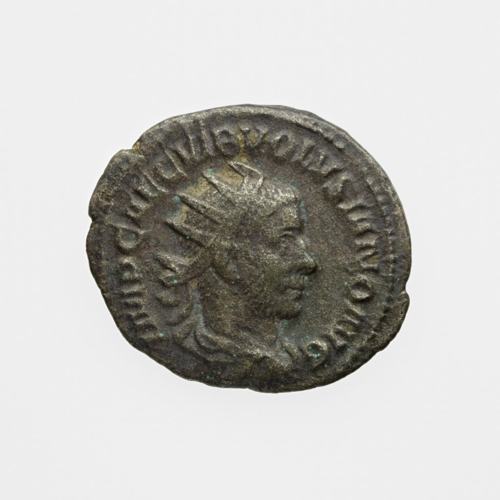 Unknown:Antoninianus of  Volusian, Poster Print Wall Art
