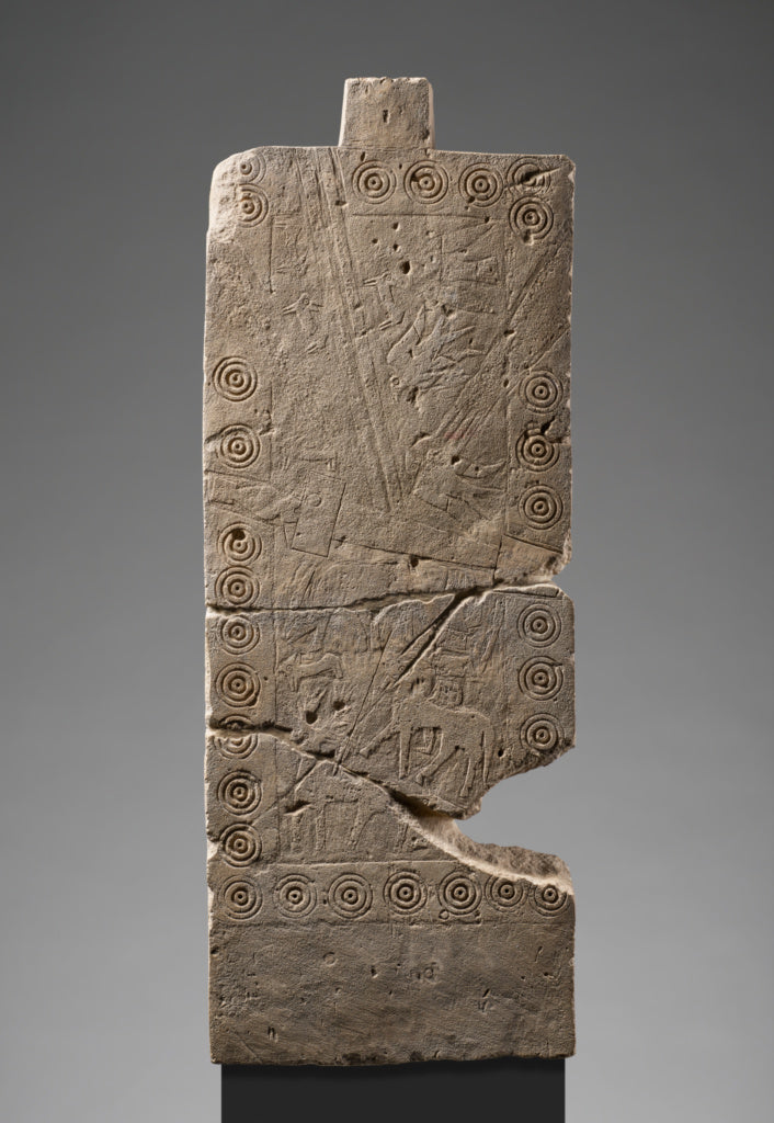 Unknown:Daunian Stele, Poster Print Wall Art
