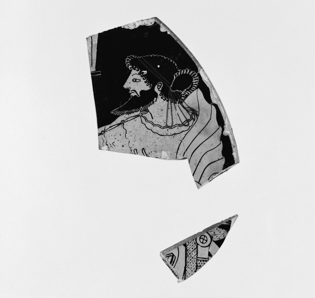DourisAttributed to:Attic Red-Figure Cup Fragment, Poster Print Wall Art
