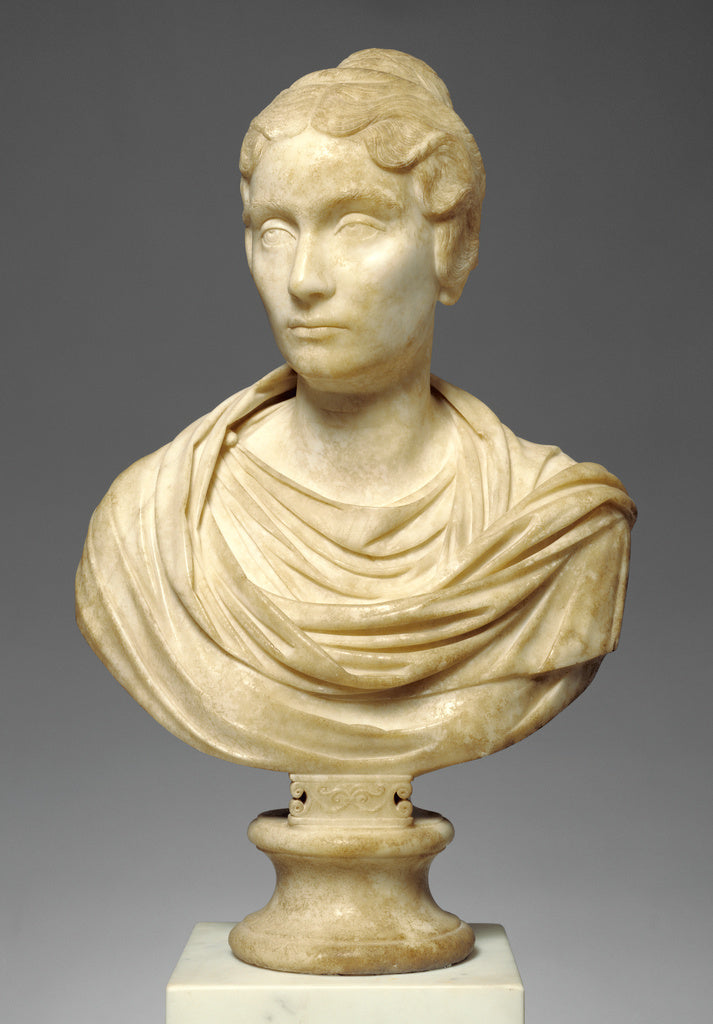 Unknown:Portrait Bust of a Woman, Poster Print Wall Art