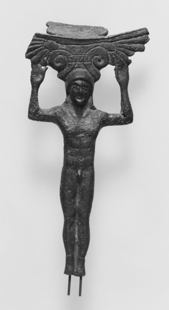 Unknown:Patera Handle in Kouros Form, Poster Print Wall Art