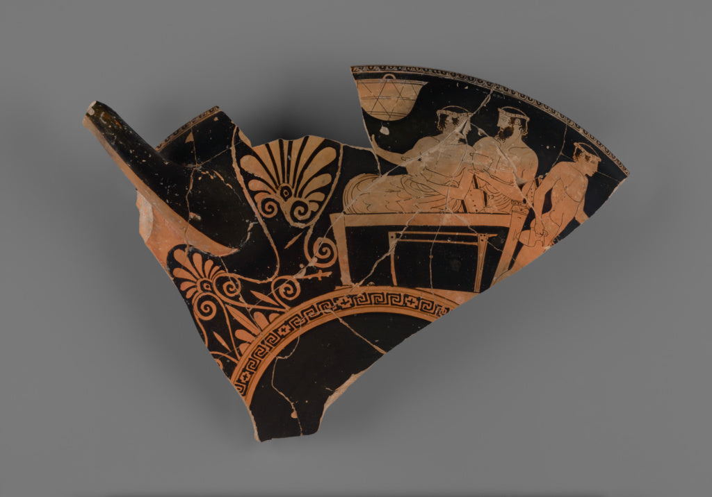 Euaion PainterAttributed to:Attic Red-Figure Kylix Fragment, Poster Print Wall Art