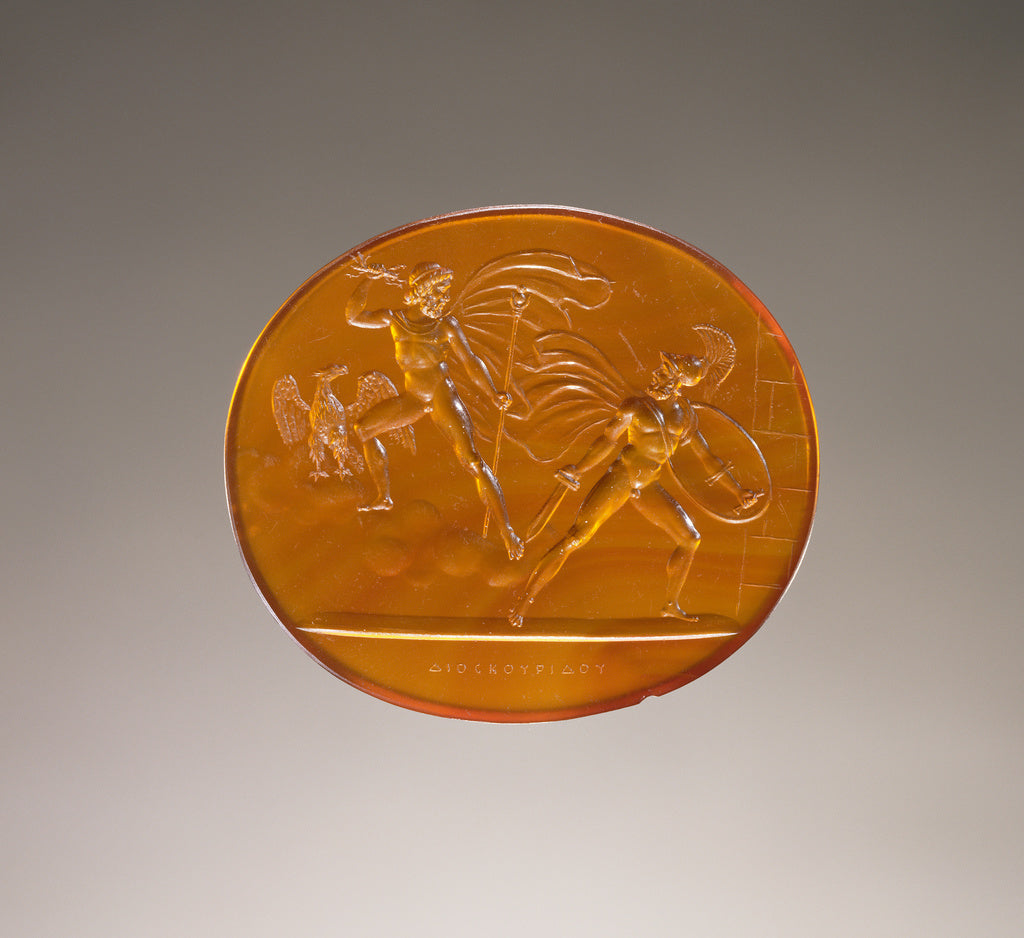 Giovanni CalandrelliAttributed to:Engraved Gem [Zeus and Kap,16x12"(A3)Poster